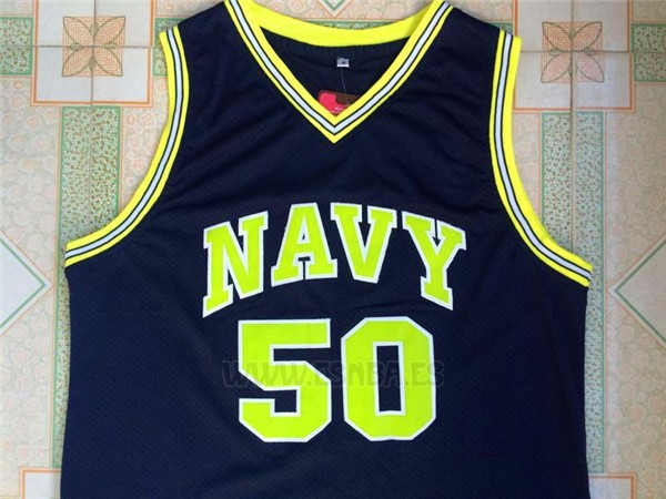Camiseta Navy David Robinson #50 Azul